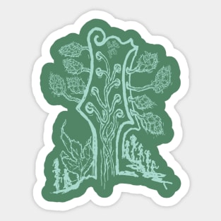 Pick'N Hops (Teal) Sticker